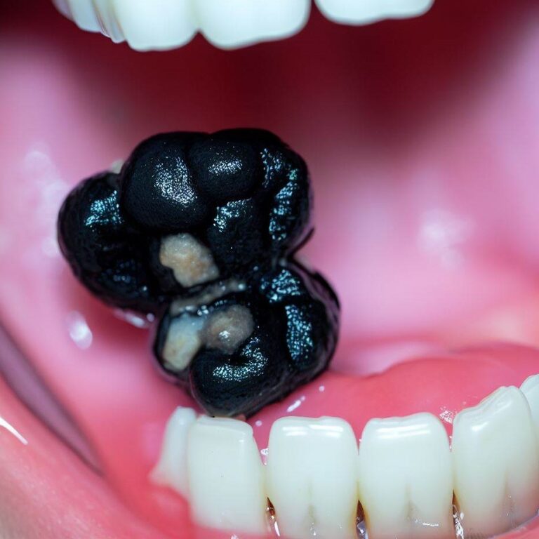 Czarny nalot na zębach u dziecka